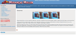 Desktop Screenshot of mudancasmuller.com.br